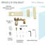 Monaco Single-Handle, Wall-Mount, Bathroom Faucet-51958830