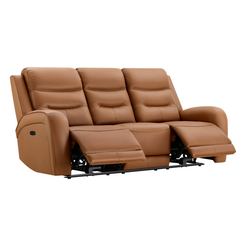  Canapé inclinable électrique 84,65 po, Aline noyer cendré
