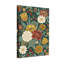 Motif floral de plantes et de fleurs avec des fleurs et des feuilles colorées