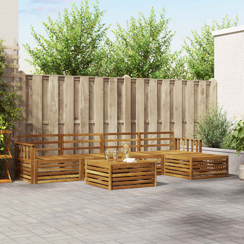 329cm Wide Patio Sectional Set