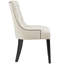 Tissu capitonné capitonné moderne avec garniture cloutée, chaise d'appoint-1188332778-1201228831