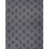 Geometric Area Rug in Gray