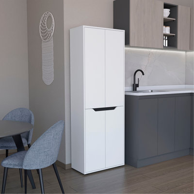 Garde-manger avec quatre portes et cinq tablettes intérieures Herrin