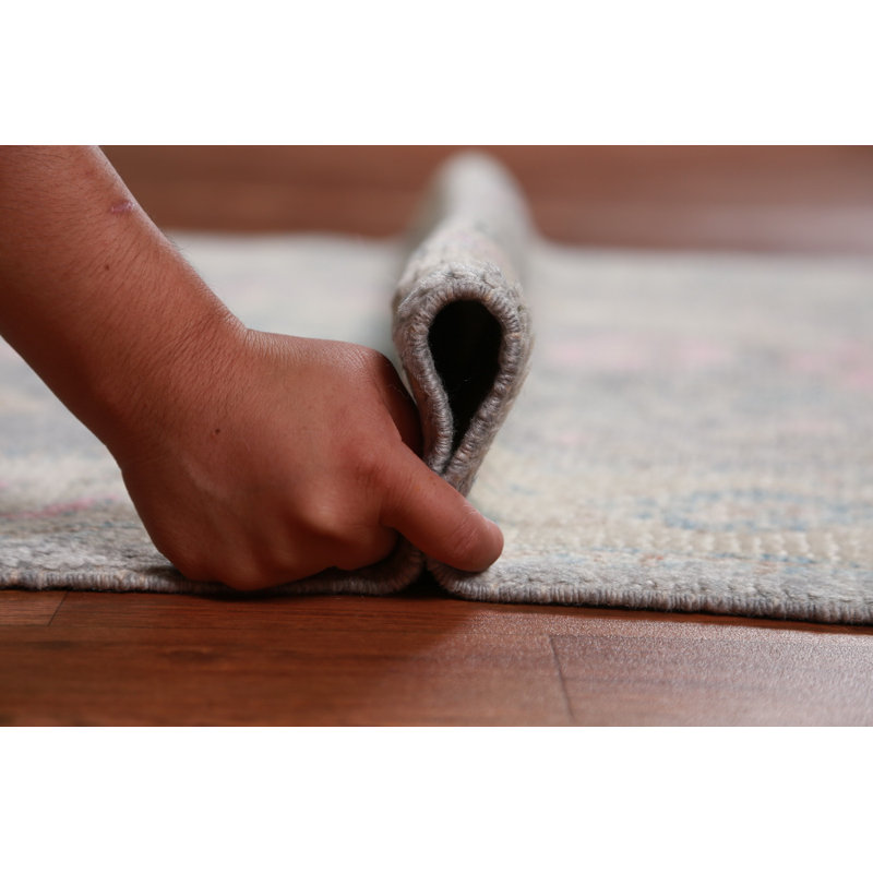 Vegetable Dye Oushak Turkish Runner Rug 3x16