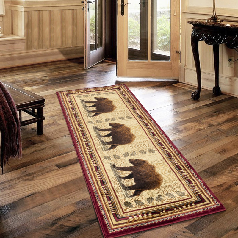 2 Ft. X 3 Red Polypropylene Stain Rug For Home Tempt Area Rug, Radiance