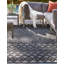 Tapis d'intérieur / extérieur à motif géométrique Hearns-993328465