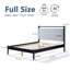 Base de lit en bois avec tête de lit moelleuse-1522456326