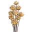 Vickerman 20" Natural Plumosum Head attached to a Brown Stem, 9 stems, Dried