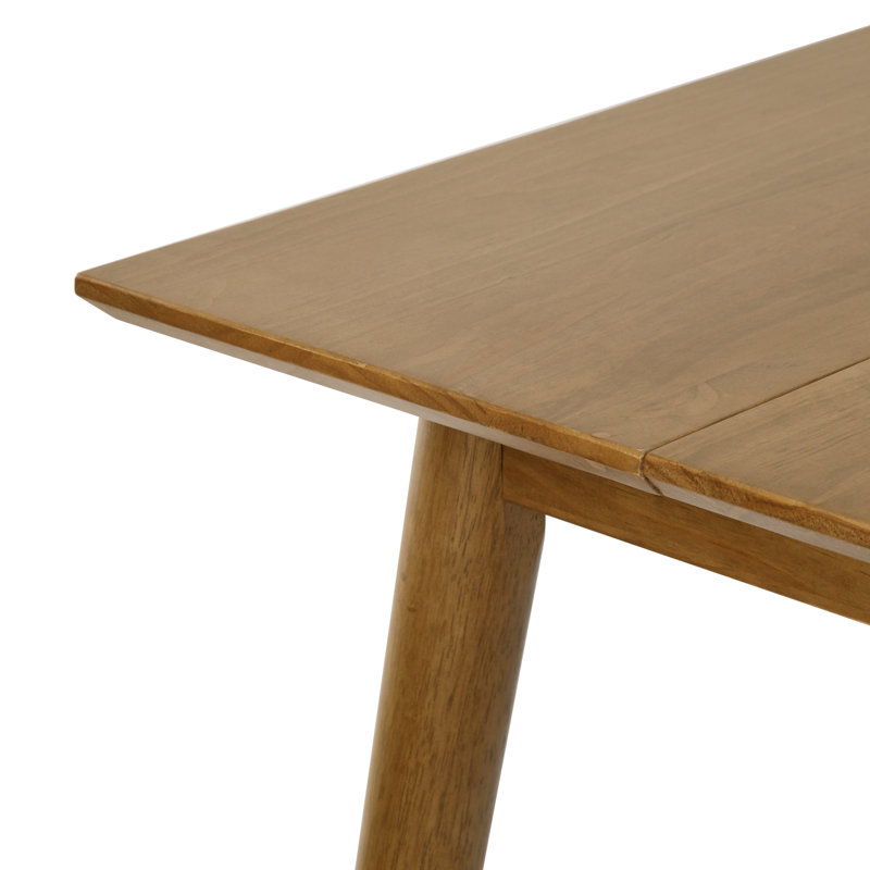 Table de salle à manger en bois massif Leaford