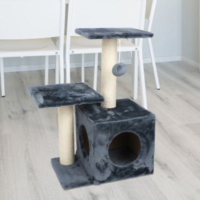 Scratching Post 70 cm - Stable Cat Multi-Level Climbing Tree