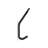 Clove Powder Coated Steel Wall Wall Hook-90927583