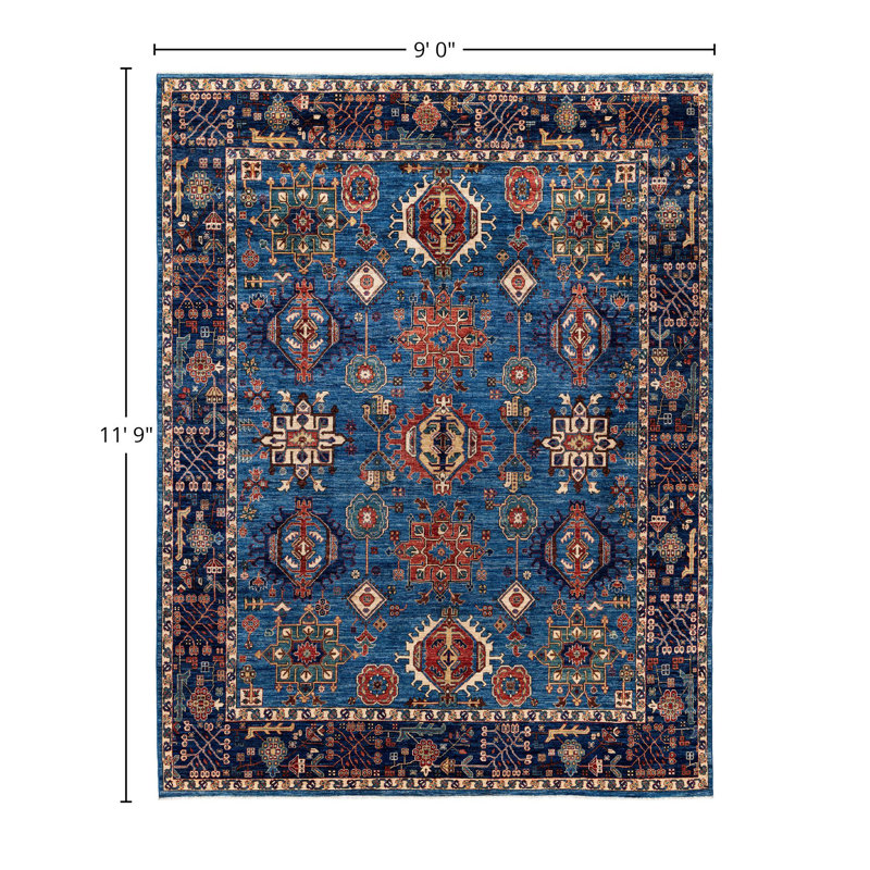 Serapi One-of-a-Kind 9' 0" X 11' 9" Hand Knotted Area Rug