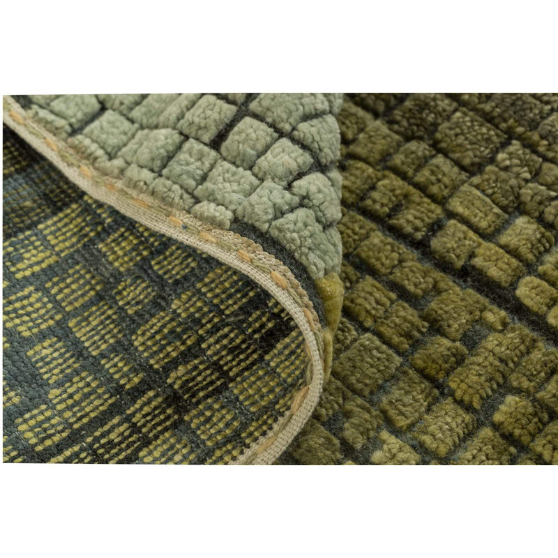 Adamento Wool Geometric Area Rug, Rectangle 8' x 10'