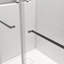 48 po X P 76 po Cabine de douche autoportante double coulissante sans cadre H au fini nickel brossé-122790647