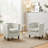 Barrel-Shaped Upholstered Velvet Chair-176999437