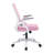 Bleona Office Chair With Flip-Up Armrests Ergonomic Computer Desk Chair Foldable Mesh Task Chair With Wheels Adaptive Lumbar Support Swivel Tilt Comfortable Study Chair For Student-107255634-107255630