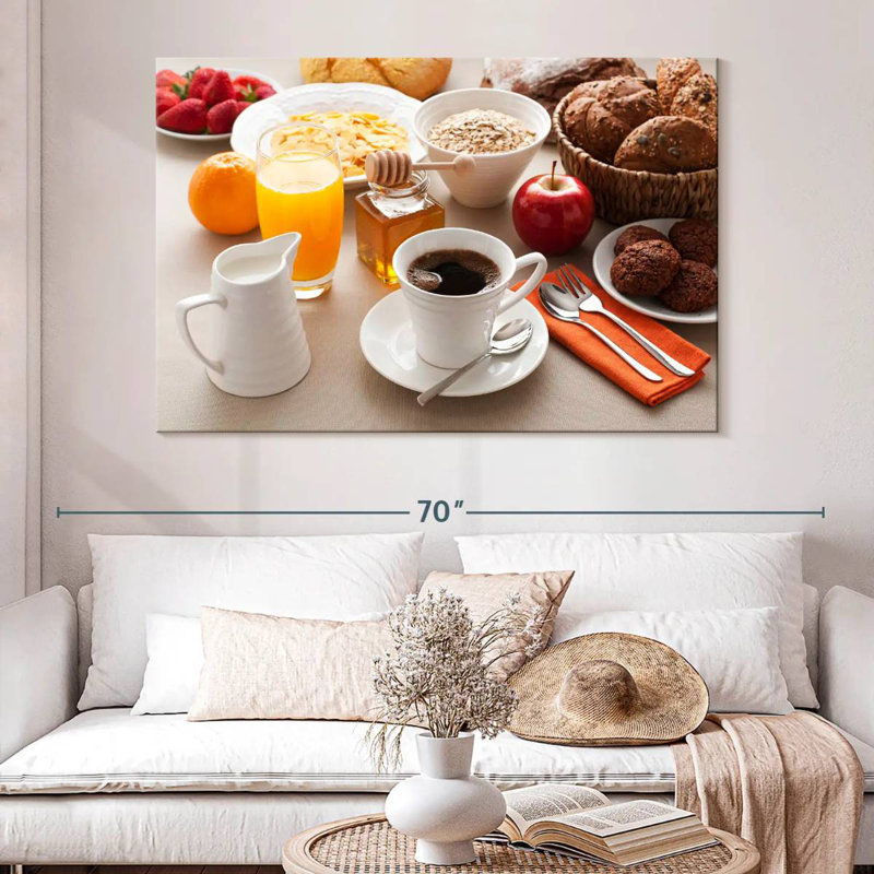 Yarlin Satisfying Breakfast, 34" H x 51" W