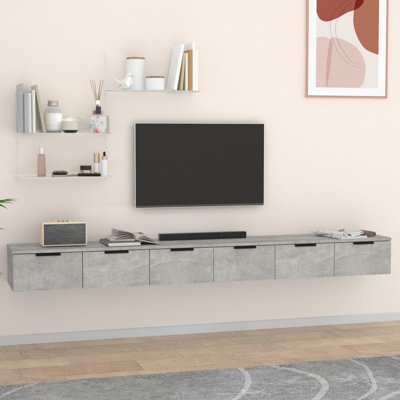 6 Piece Floating Shelf