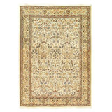 Hand Woven Cotton and Wool Oriental Area Rug