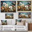 Symphonie florale blanche sur toile-85172222-85172221