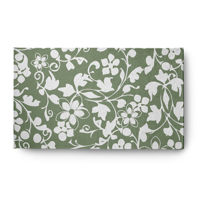 Chenille Floral Indoor Rug
