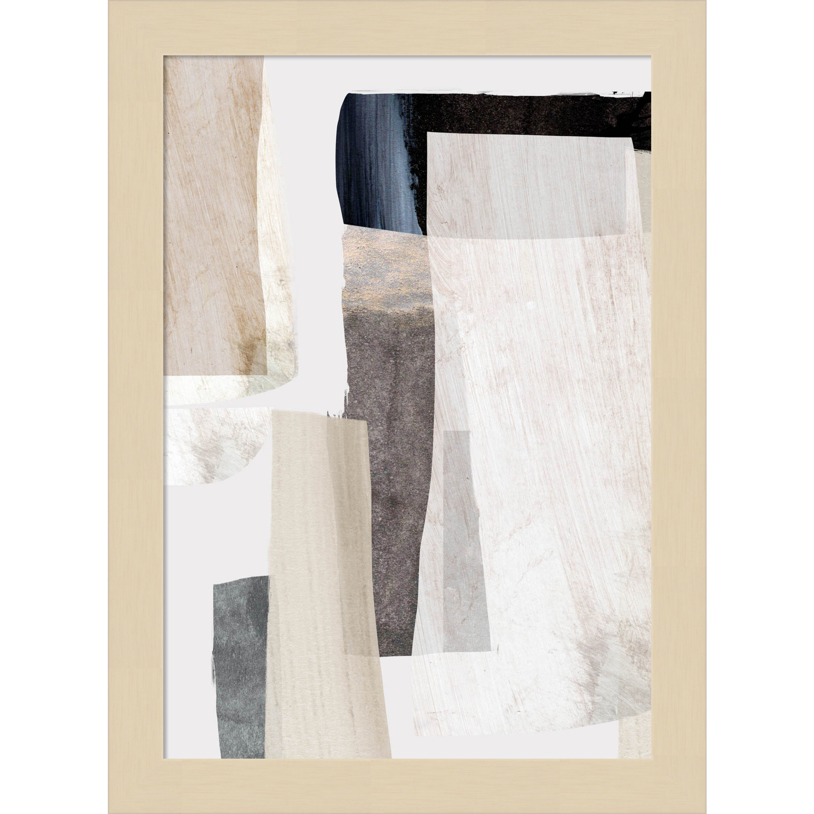 Clay No 2 by Dan Hobday Wood Framed Wall Art Print, Brown, 13" H x 10" W