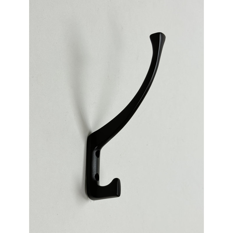 Oil Rubbed Bronze "Zen" Wall Coat and Hat Hook, Oil Rubbed Bronze
