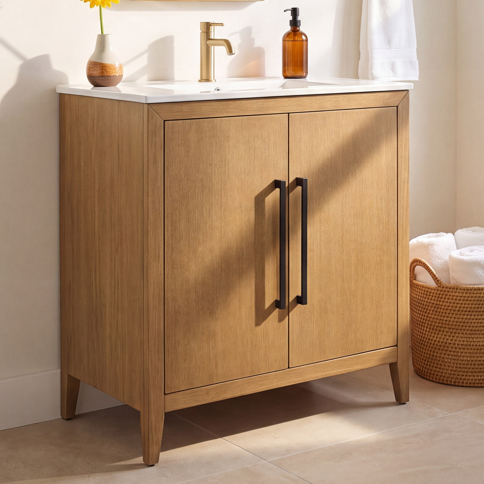 Alsup 30" Eucalyptus Single Bathroom Vanity