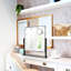 Miroir grossissant avec commode en métal-1709409274