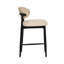 Liam Upholstered Stool with Solid Wood Frame-50238275