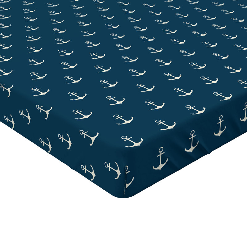 Ensemble de 2 drap-housse Ambesonne Anchor, Drap-housse de taille simple