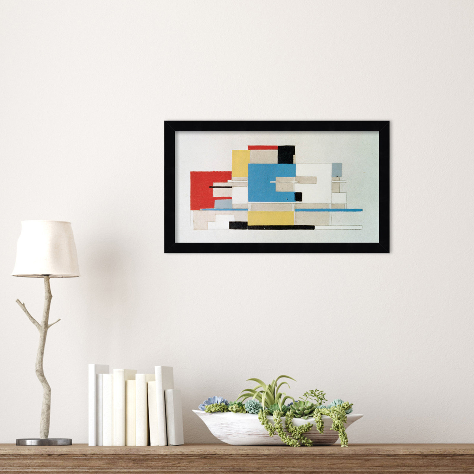 Earling "Colour Study for Architecture" Print, 10" H x 17" W, Black
