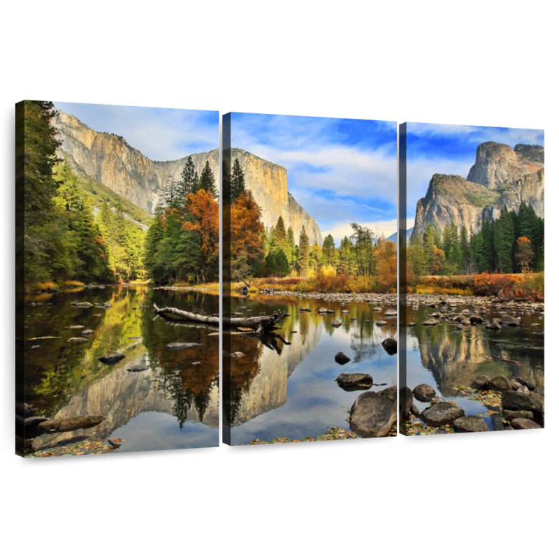 Alvord Merced River Landscape, 48" H x 74" W