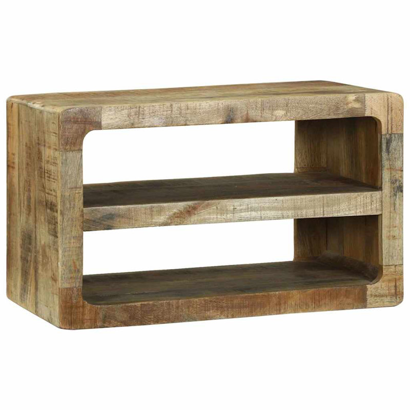 Unfinished TV Stand, 36cm H x 60cm L x 32cm W, Brown