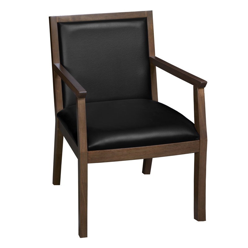Chaise d'appoint Regent Wallguard, NÉO NOYER, Noir, noir, noir, noir