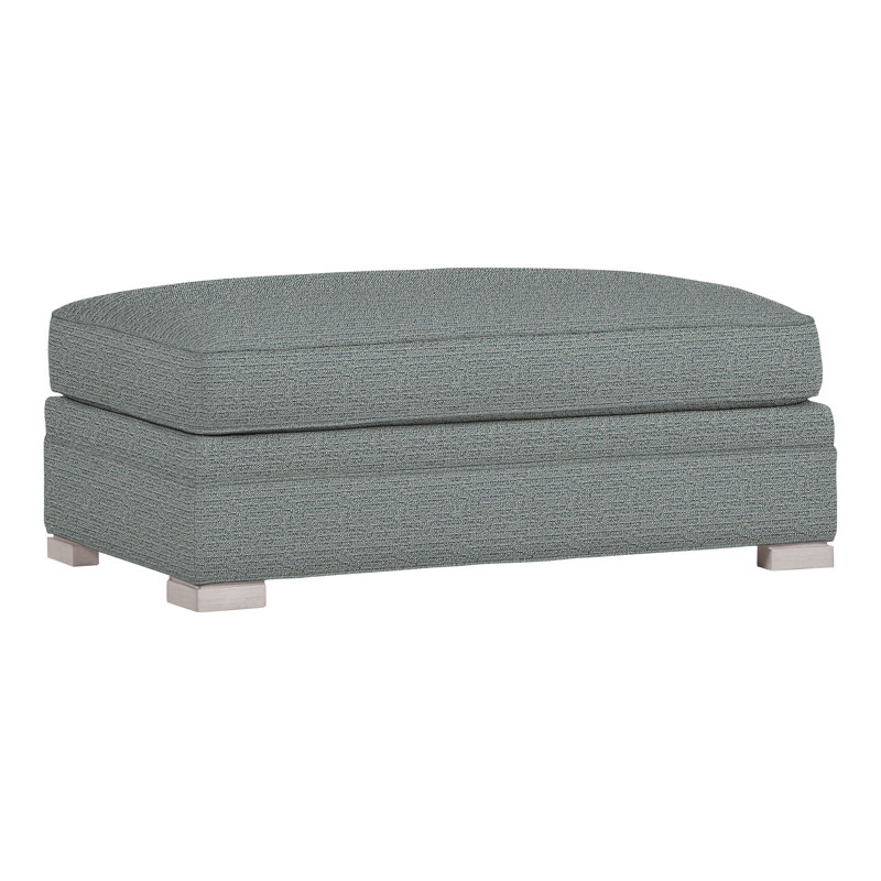 Repose-pieds et demi Nicholas, Cobalt Tuck, Gris colombe