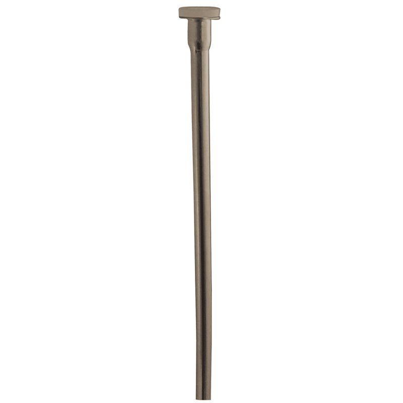 Conduite d'alimentation plate Kingston 3/8 pouces de diamètre, Nickel brossé