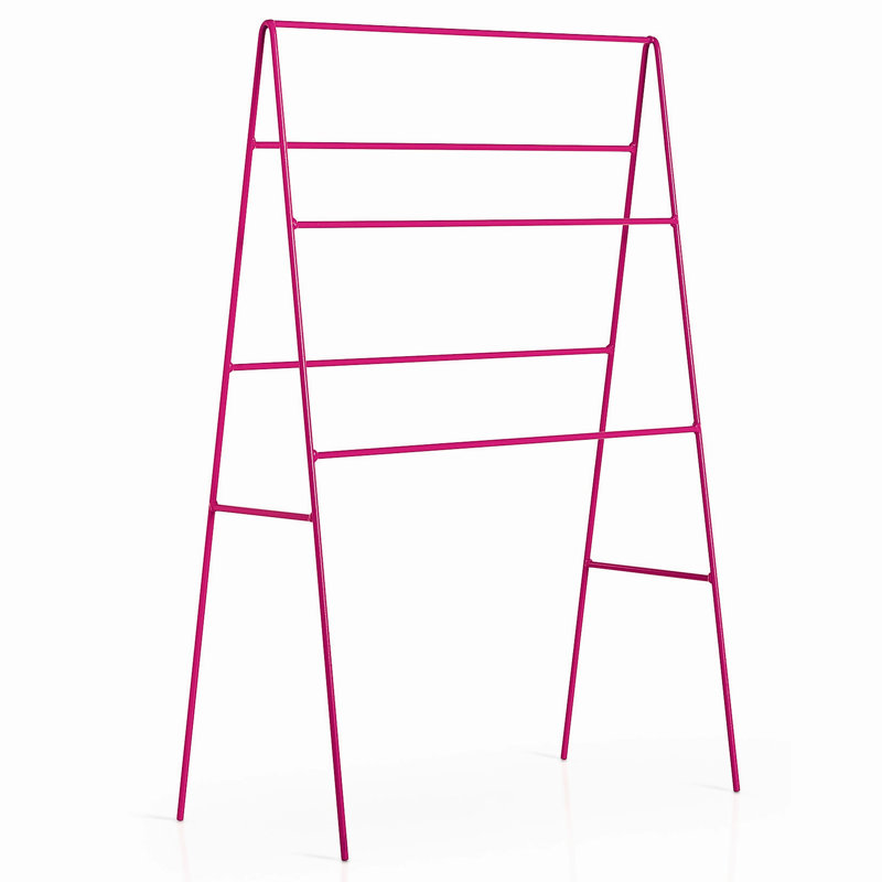 Ranpin 4 Floor Mounted Towel Stand, Fuchsia