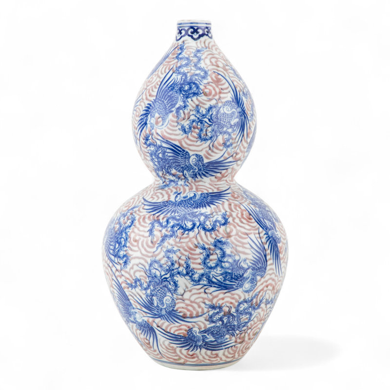 Vase en porcelaine Dragons