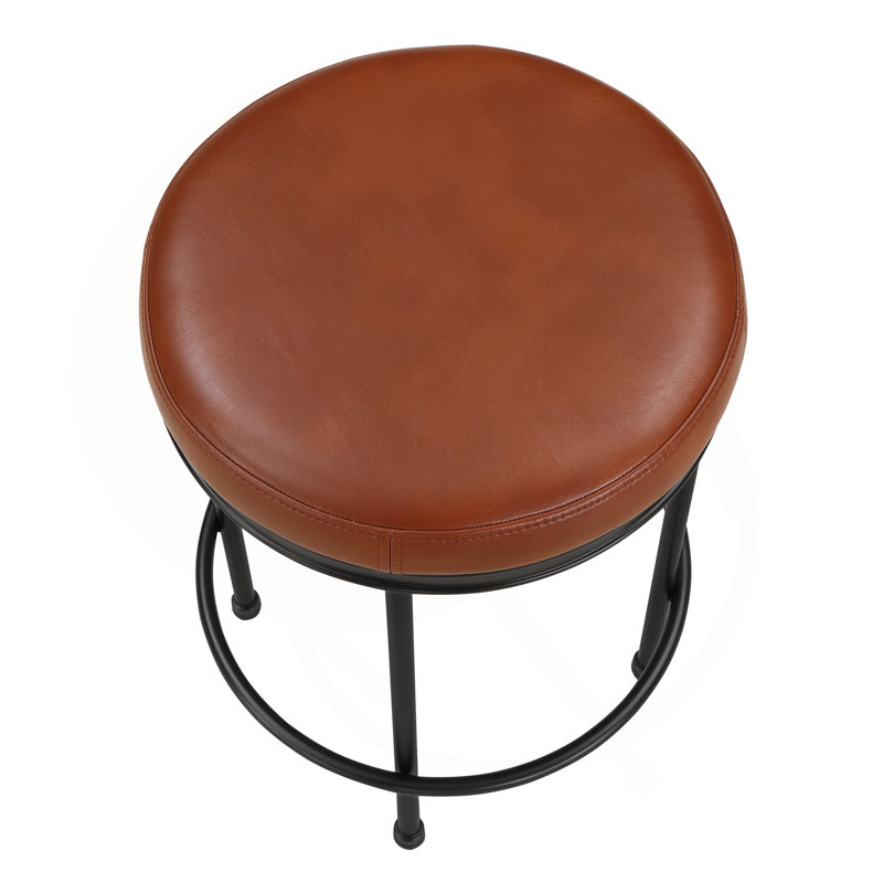 Tabouret à hauteur de comptoir Michael Caramel