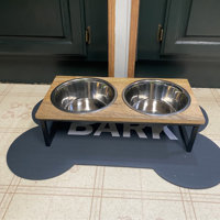 Indipets Luxe Craft Burnout Elevated Pet Feeder
