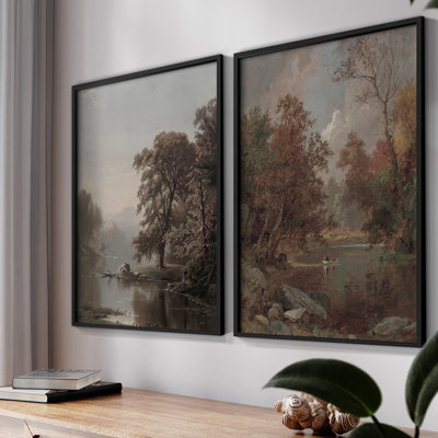 " Vintage Landscape LII " 2 - Pieces