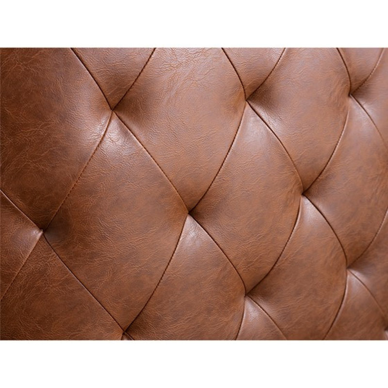 Fauteuil demi-tonneau capitonné Capstone