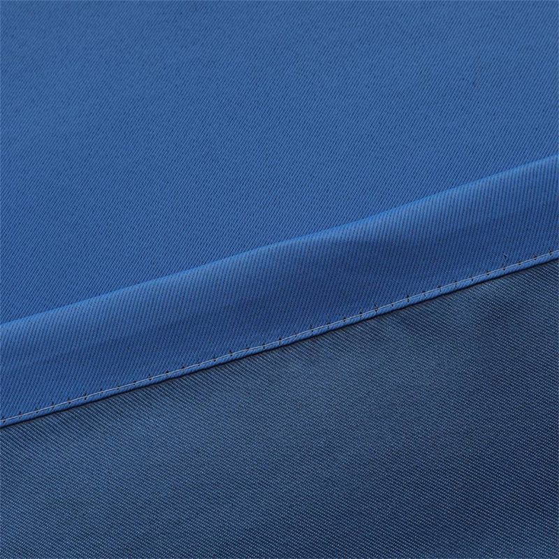 Rideau occultant en polyester Ezayah, Bleu