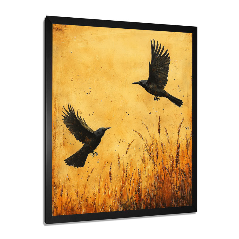 Kopp - Animals Canvas Wall Art, Noir, H 20 po x l 12 po, Reproduction encadrée d'une seule photo