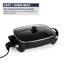 Caynel Professional Aluminum Non-stick Electric Skillet Jumbo with Glass Lid,Black-111076373