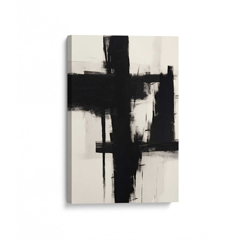 Contrast in Silence II, reproduction sur toile dans un cadre argenté, H 18 po x l 12 po x P 1,25 po, Toile tendue