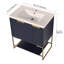 30 Inch Freestanding Bathroom Vanity With Resin Basin,30x18(BVA 01130NB-1)