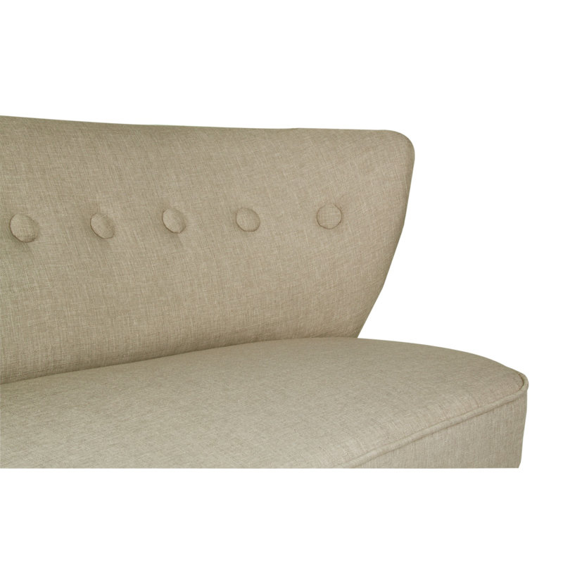 Causeuse 55,51 po, gris