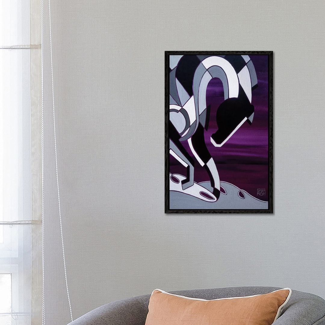 Elegance Of Equus Deep Purple von Barbara Rush - Galerie- Giclée auf Leinwand